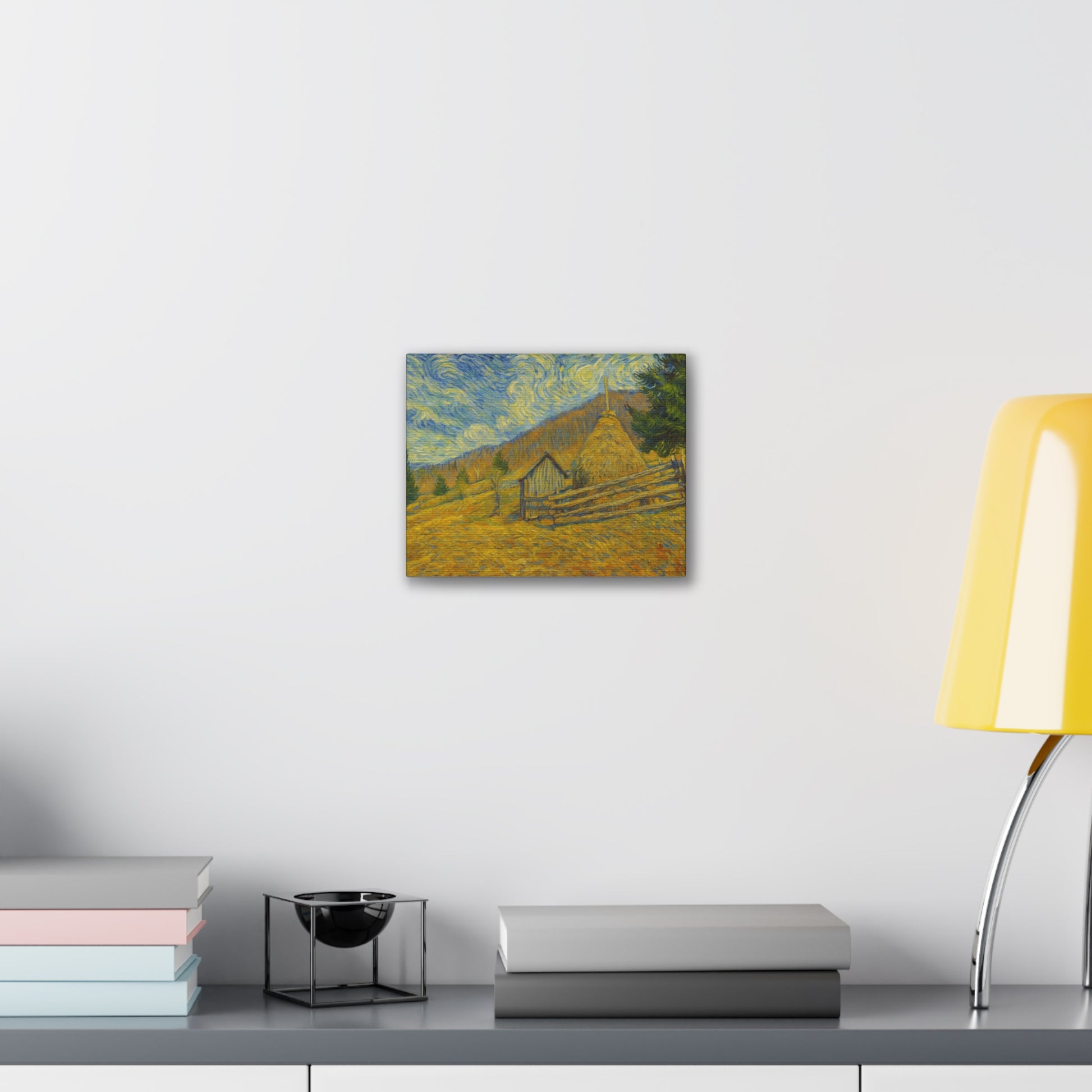 Vincent Van Gogh Inspired Canvas Print, Rustic Home Decor, Wall Art, Gift for Art Lovers, Country Landscape, Unique Art Piece - TRV