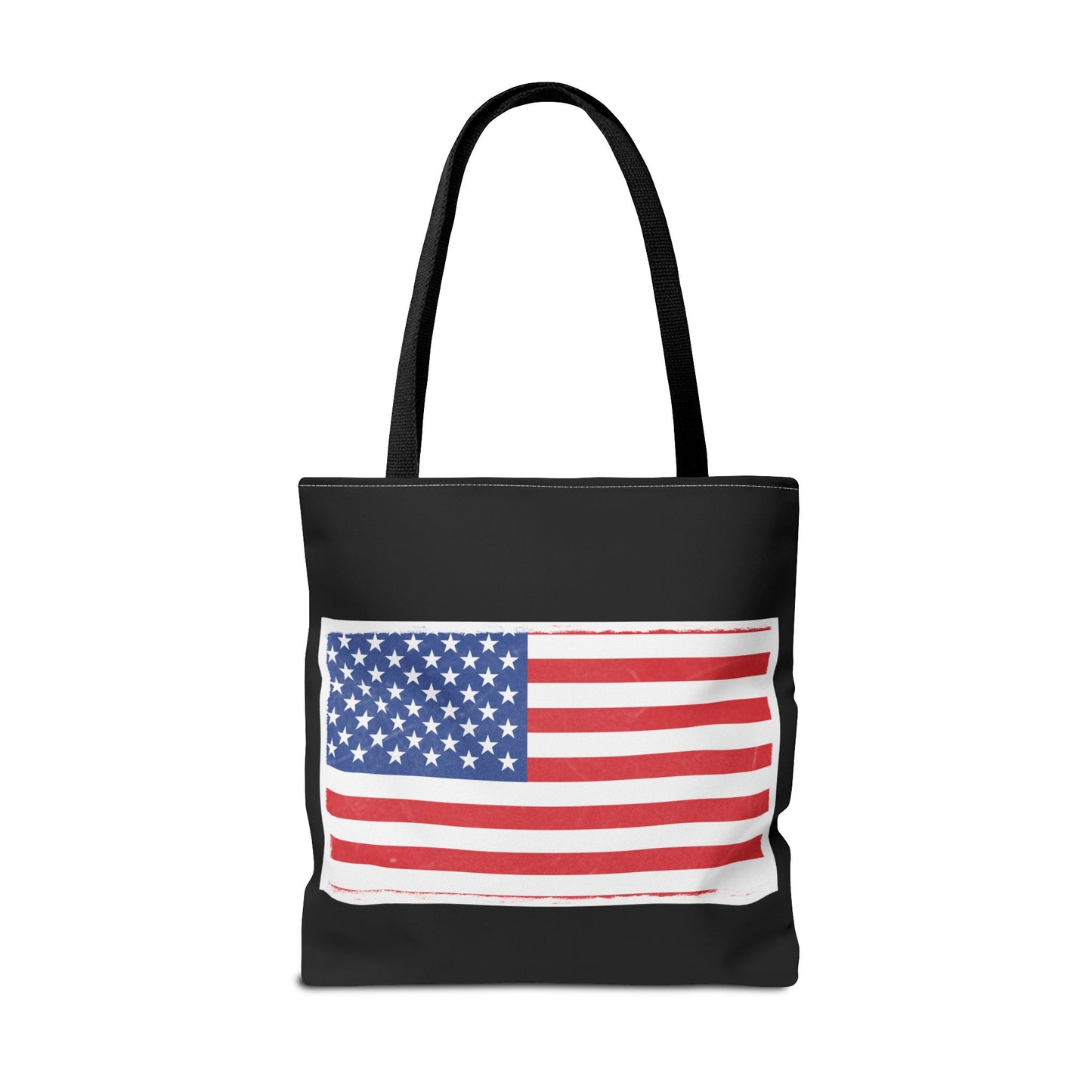 Patriotic Tote Bag, American Flag Carryall, Beach Bag, Reusable Shopping Tote, Independence Day Gift - TRV