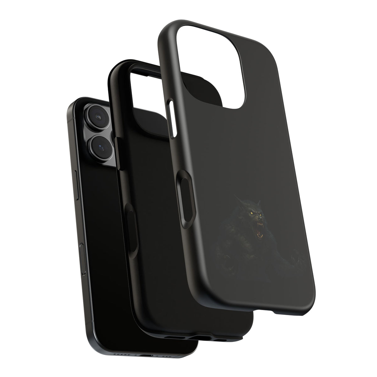 Werewolf Phone Case, dark monster graphic tough protective case - view 183