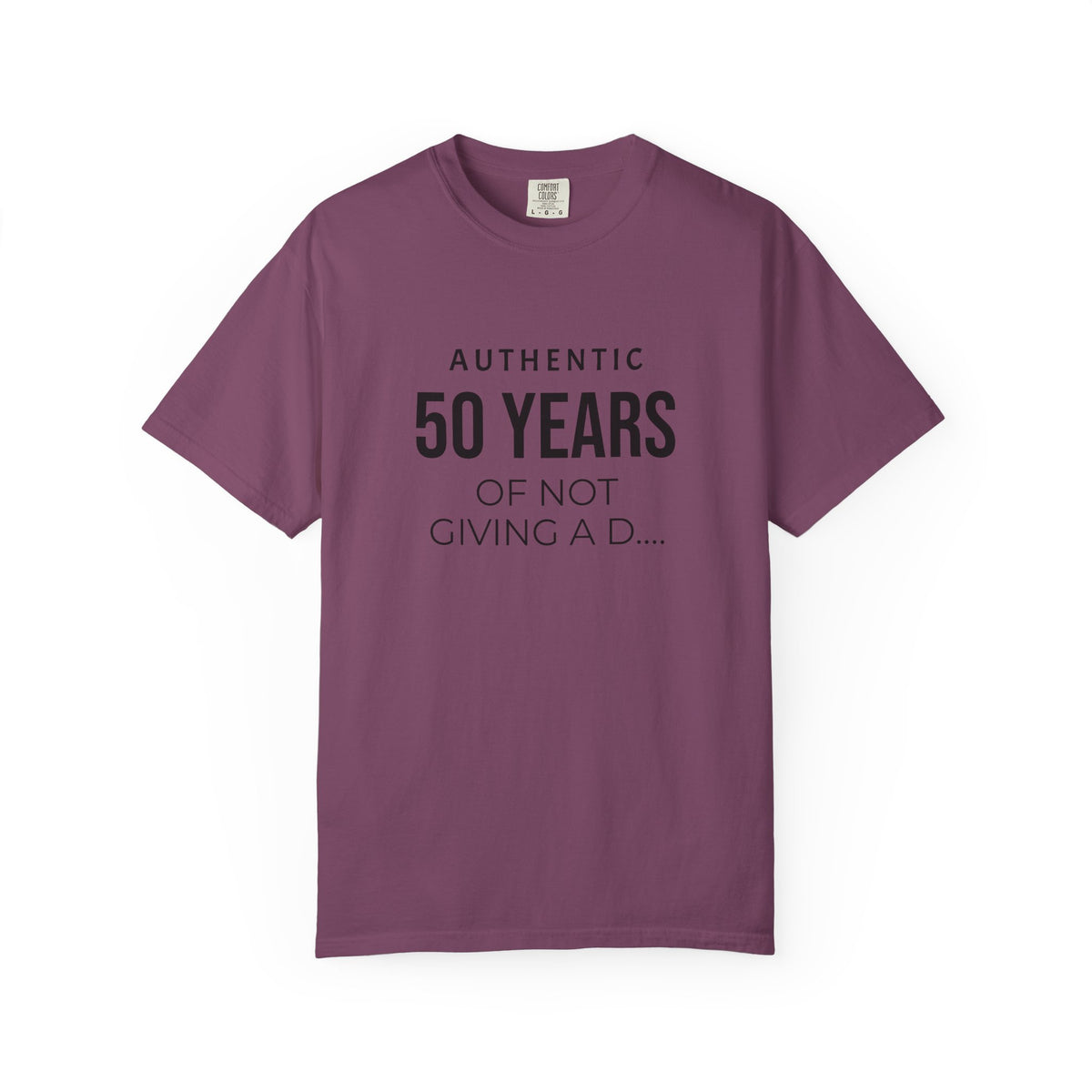 Custom garment-dyed T-shirt by Printify featuring a plain, soft fabric in vibrant color, perfect for personalized design.