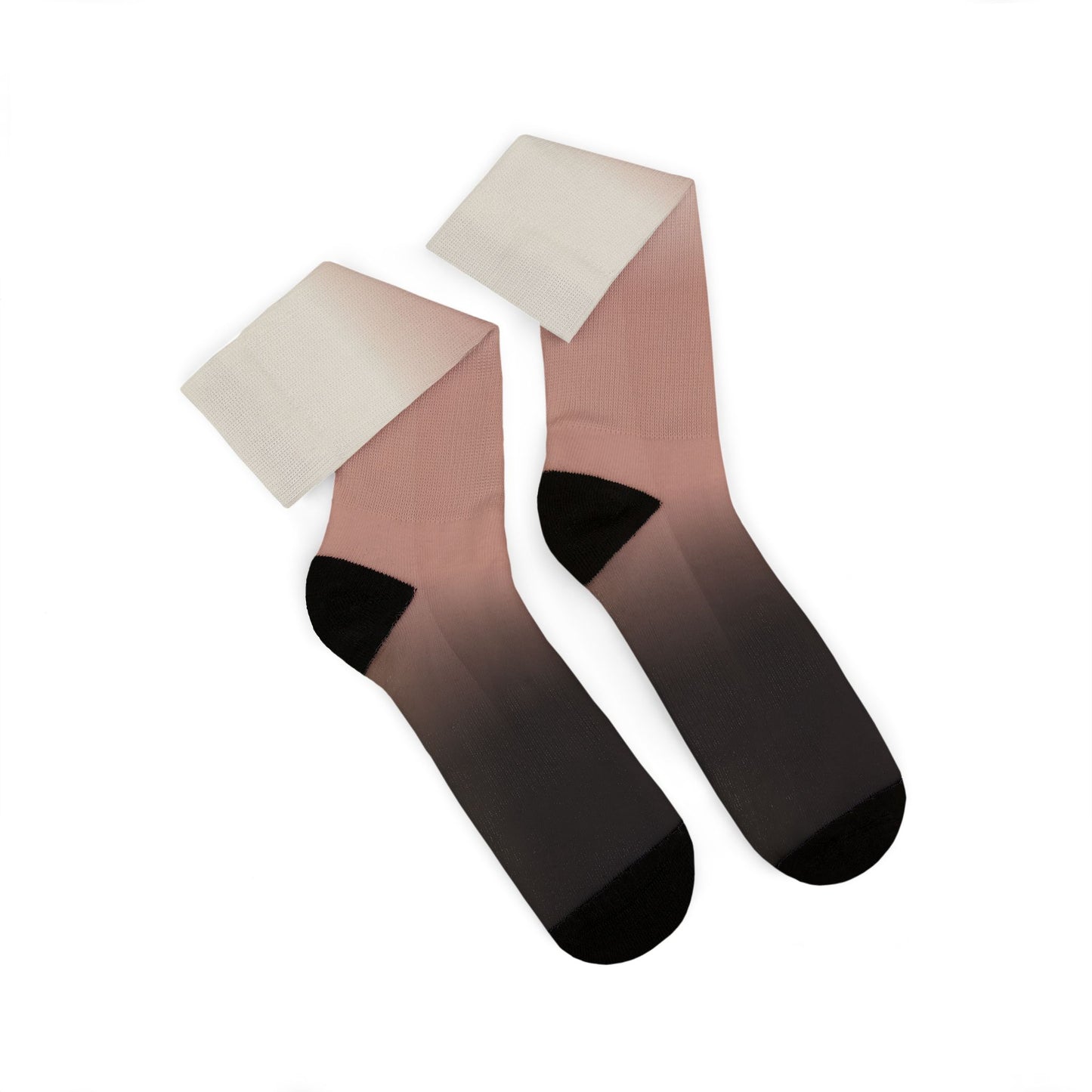 Neutral Ombre Gradient Socks | Sublimation Socks
