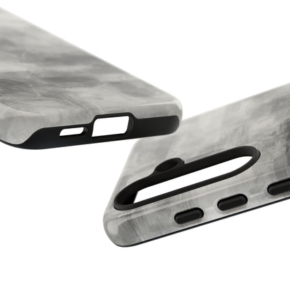 Stylish Phone Case for Tough Protection, Marble Grey Design, Customizable Gift for Her, Unisex Mobile Accessory, Birthday Present, [...] - TRV