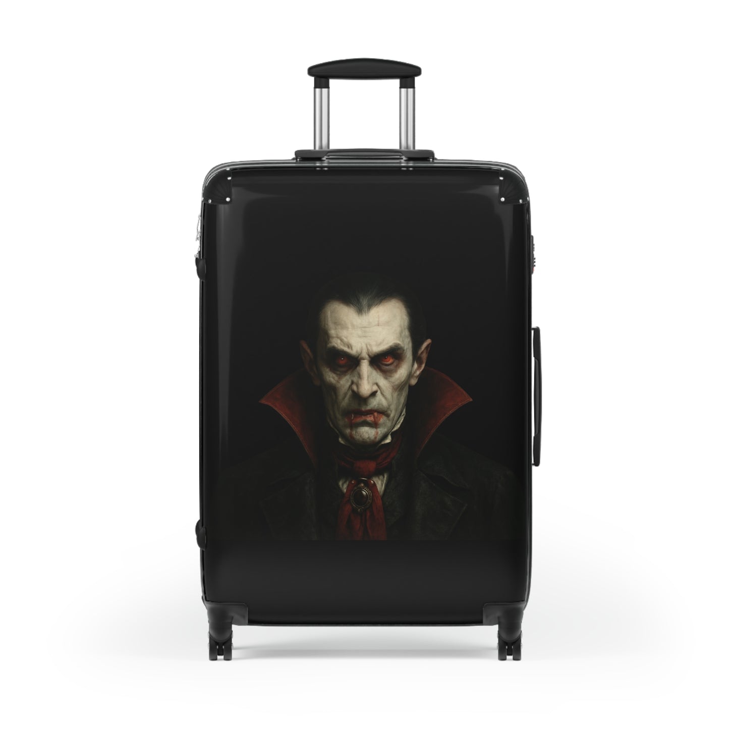 Vampire Portrait Carry-On Suitcase — Gothic Dracula Luggage for Halloween Travel