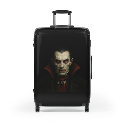 Vampire Portrait Carry-On Suitcase — Gothic Dracula Luggage for Halloween Travel