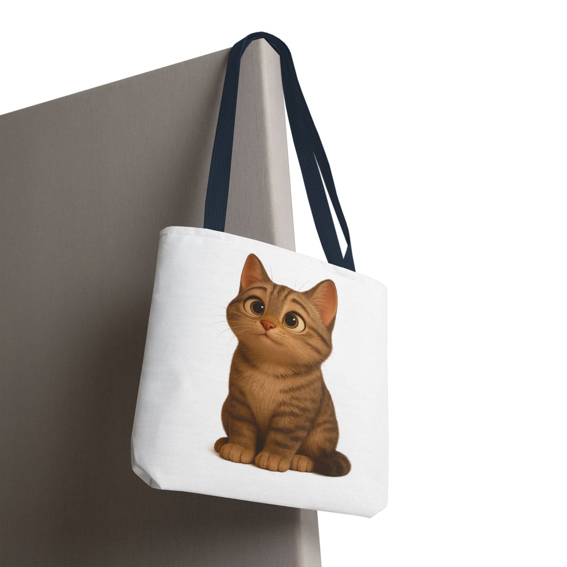 Cute Cat Tote Bag - Perfect for Animal Lovers, Eco-Friendly Carryall, Beach Bag, Shopping Tote, Gift for Cat Owners - TRV