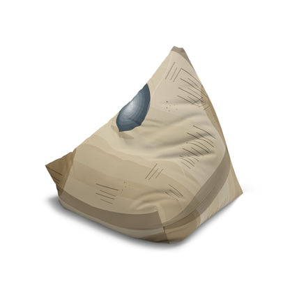 Desert Sand Abstract Pattern Bean Bag Chair Cover | Neutral Boho Living Room - TRV