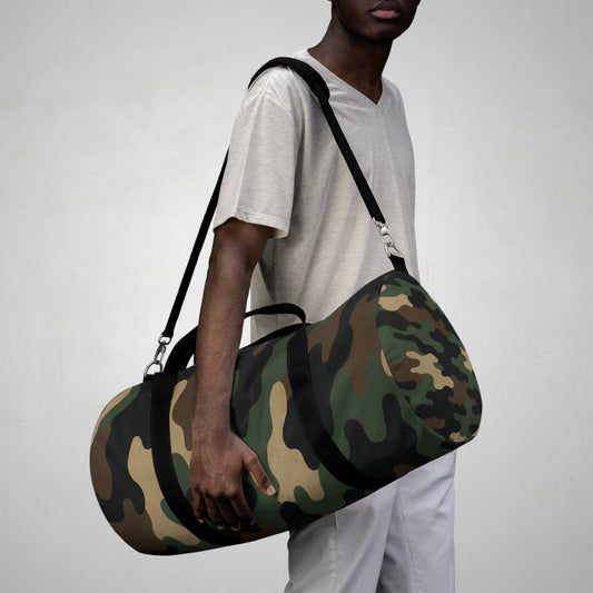 Camouflage Duffel Bag | Adventure Gear, Gym Bag, Travel Bag, Weekend Bag, Stylish Tote