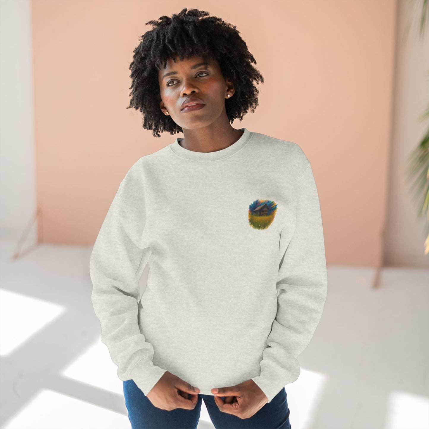 Cozy Dreamers Unisex Crewneck Sweatshirt, Artistic Sweatshirt, Gift for Nature Lovers, Vintage Vibe Apparel, Comfortable Layer, Casual Wear - TRV