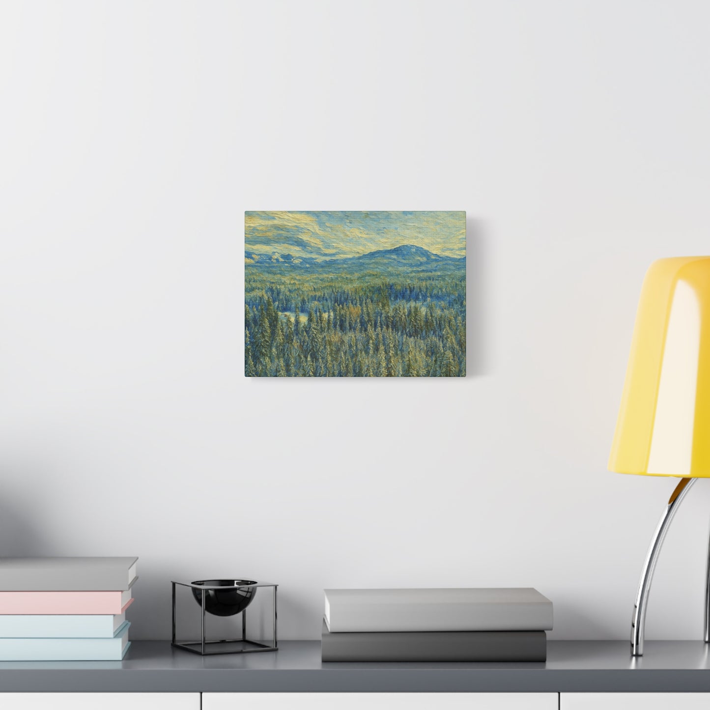 Scenic Landscape Canvas Print, Rustic Home Decor, Wall Art for Nature Lovers, Gift for Art Enthusiasts, Serene Forest Artwork - TRV