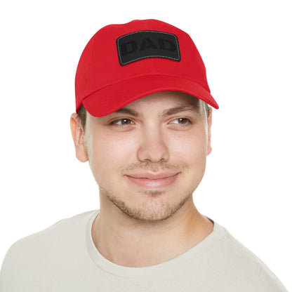 Stylish Dad Hat with Leather Patch | Perfect Gift for Fathers Day, Casual Wear, Dad's Birthday, Outdoor Activities