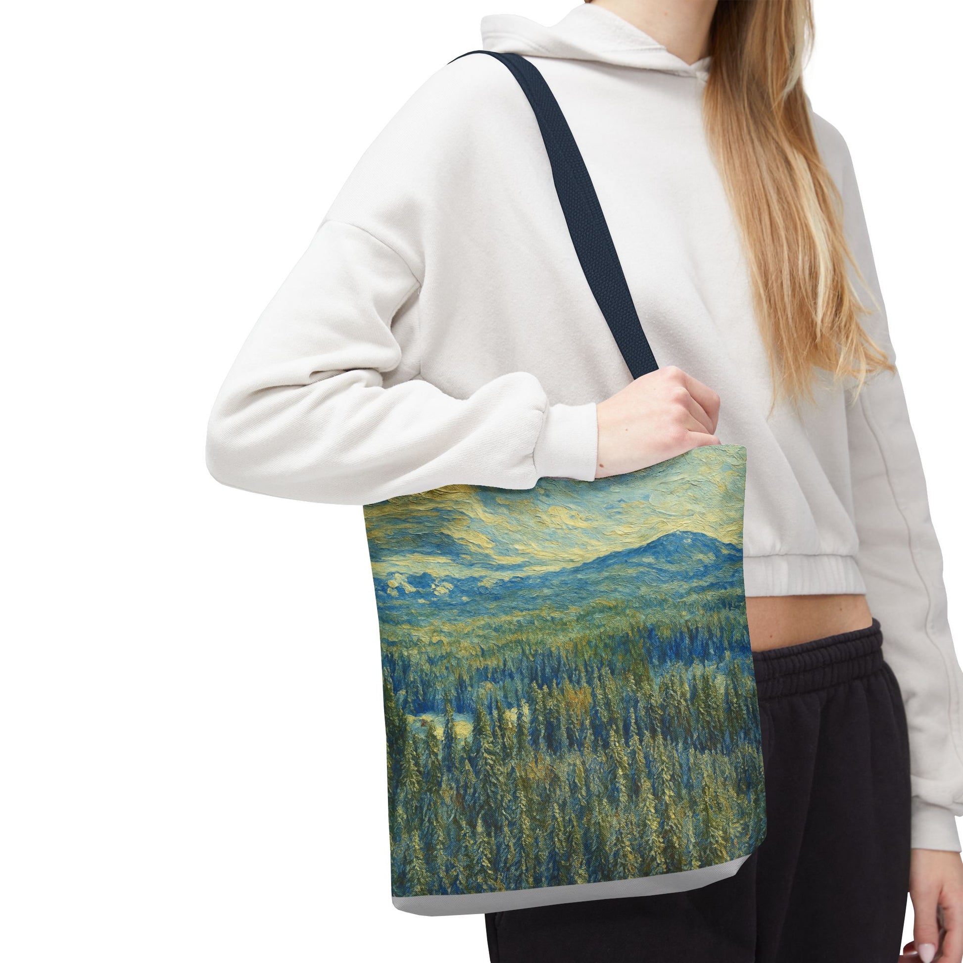 Nature-Inspired Tote Bag, Eco-Friendly Carryall, Bohemian Style Purse, Art Tote, Great Gift for Nature Lovers, Shopping Bag, Travel [...] - TRV