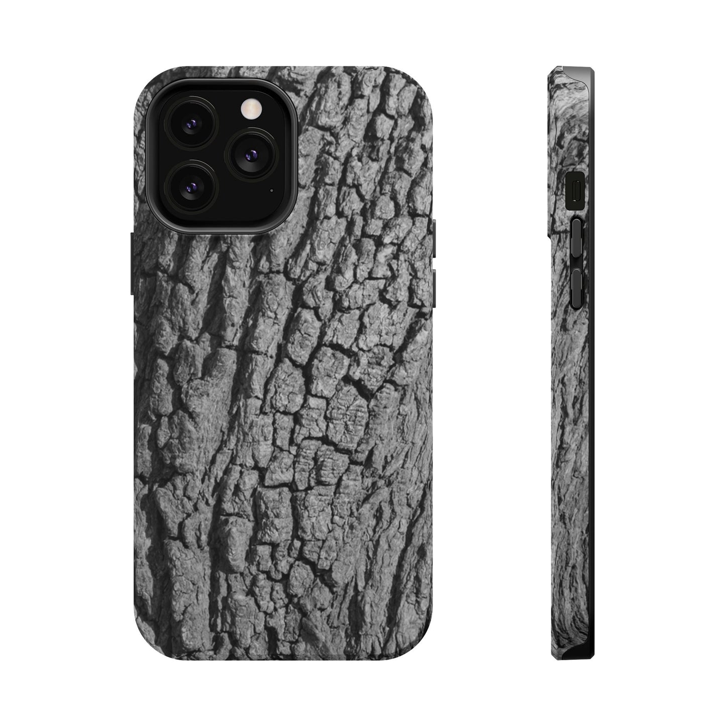 Bark Texture Magnetic Impact Phone Case