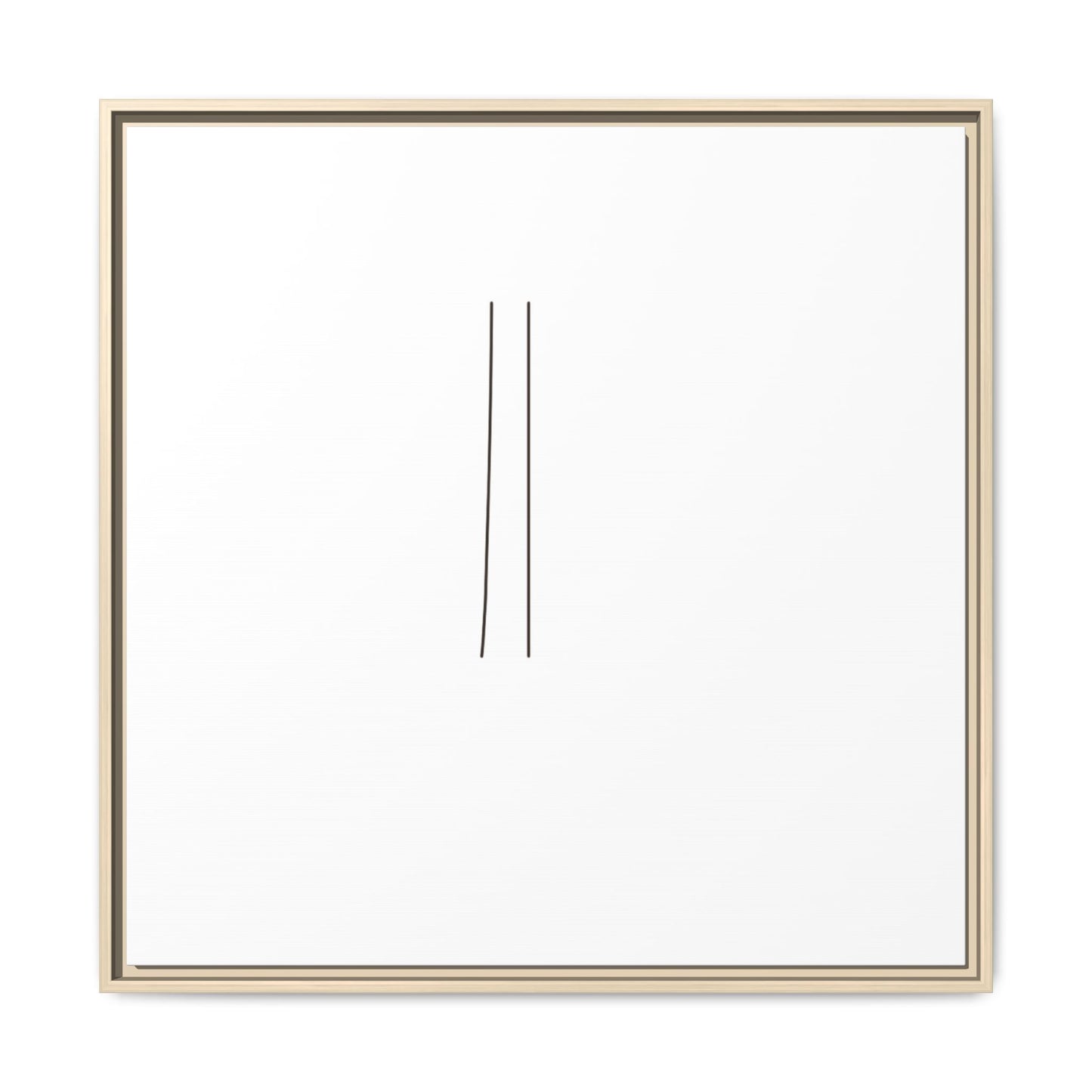 Minimal Line Art | Matte Canvas Framed