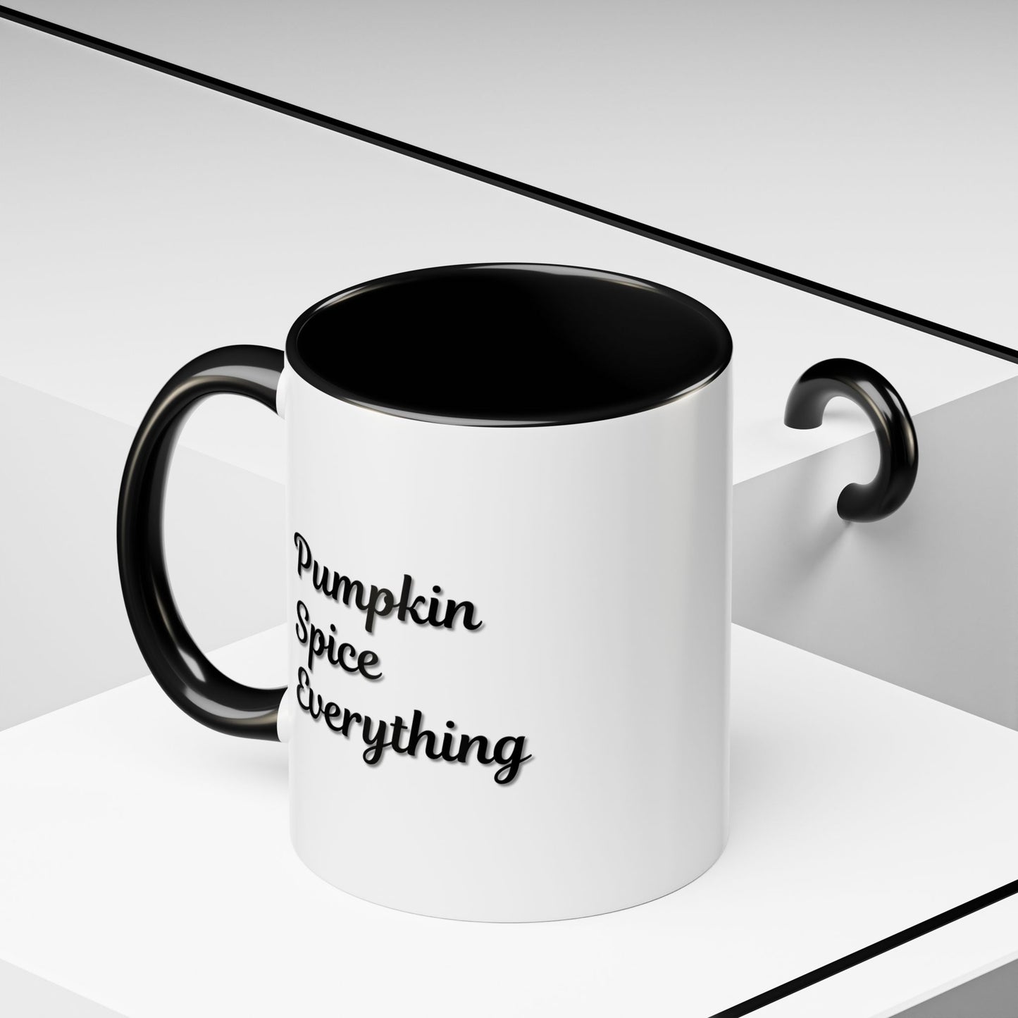 Pumpkin Spice Everything Accent Coffee Mug — Fall Seasonal 11/15oz