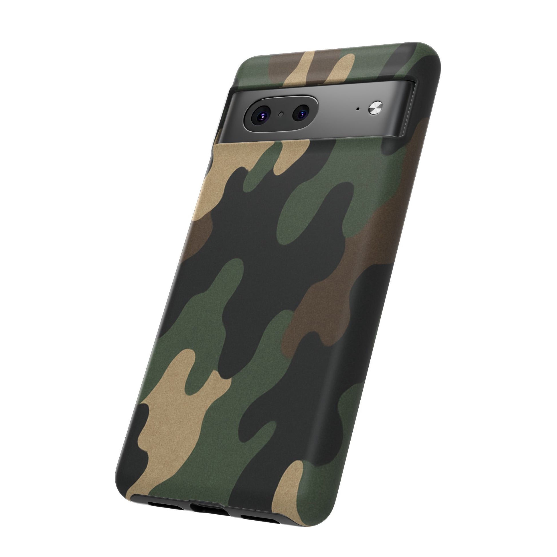Camouflage Phone Case, Tough Phone Cover, Military Style Accessory, Protective Case for Men, Gifts for Soldiers - TRV