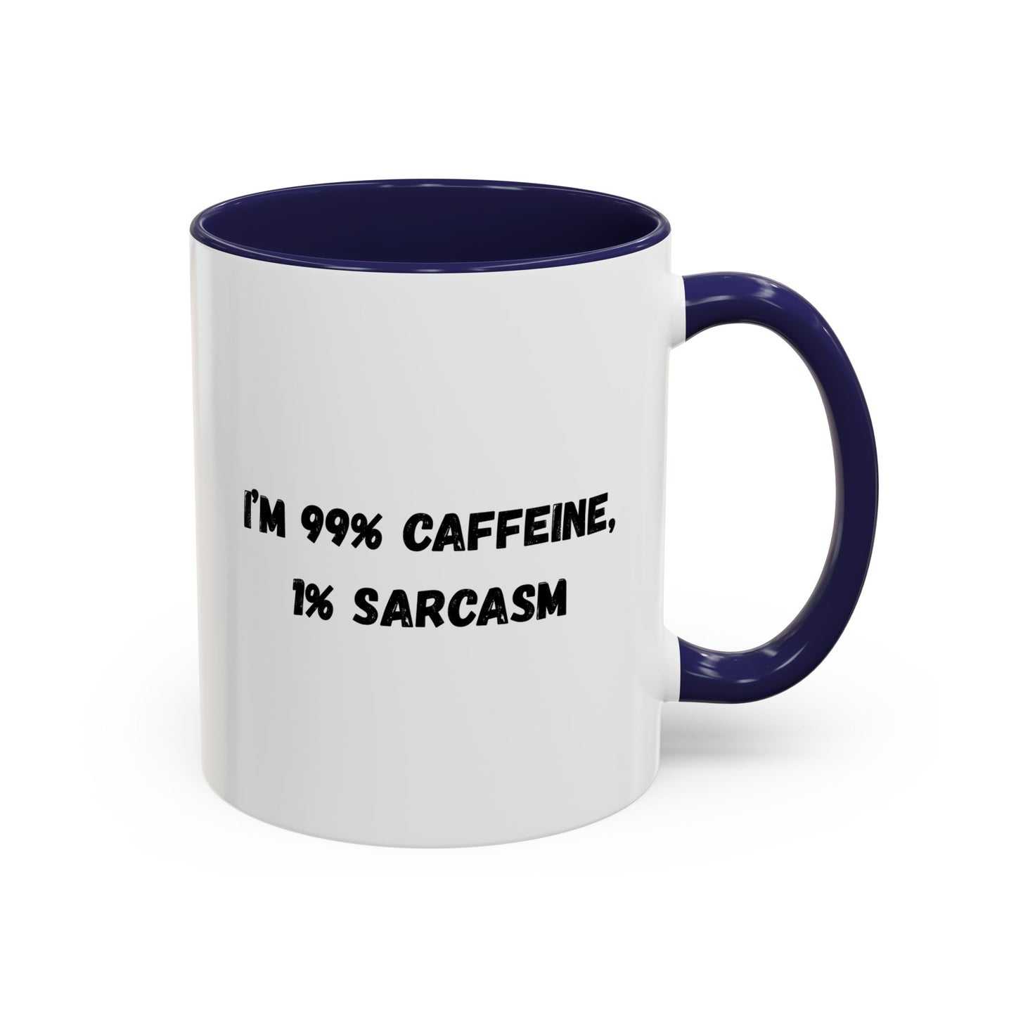 Sarcastic Coffee Mug - Funny Gift for Coffee Lovers, Black and White Accent Mug, Gift for Birthdays, Office Humor, Caffeine Enthusiasts