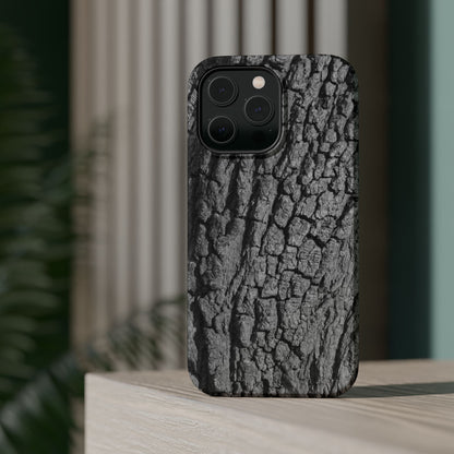 Bark Texture Magnetic Impact Phone Case