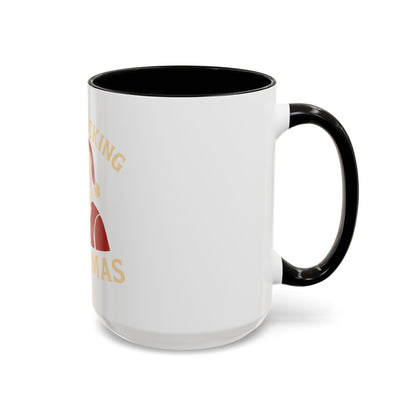 Merry Fucking Christmas Mug — Funny Santa Middle Finger Coffee Cup (11oz & 15oz)