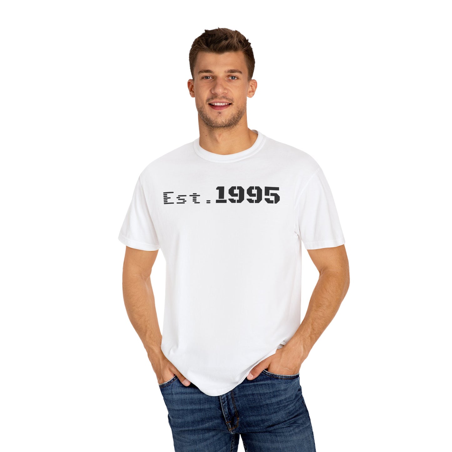 Vintage Est. 1995 T-Shirt, Retro Unisex Tee, Perfect Gift for Birthdays, Casual Wear, Nostalgic Apparel - TRV