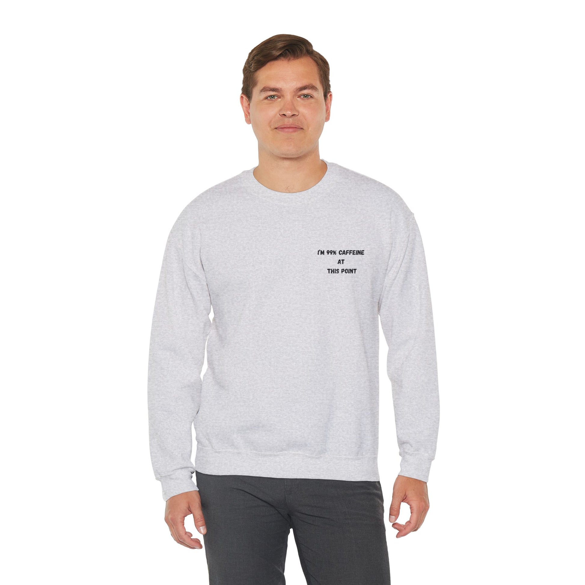 Caffeine Lover's Crewneck Sweatshirt | Unisex Heavy Blend - TRV
