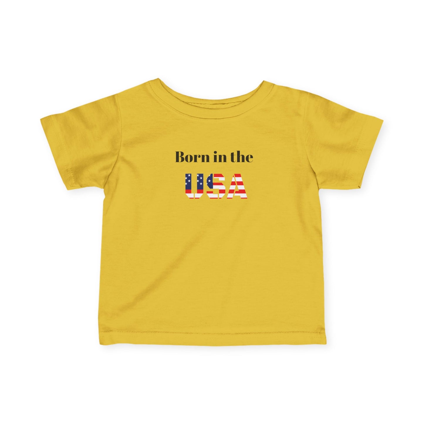 Patriotic Infant Tee - Born in the USA Apparel, Baby Gifts, 4th of July Outfit, Newborn Clothing, Toddler Shirt, Independence Day