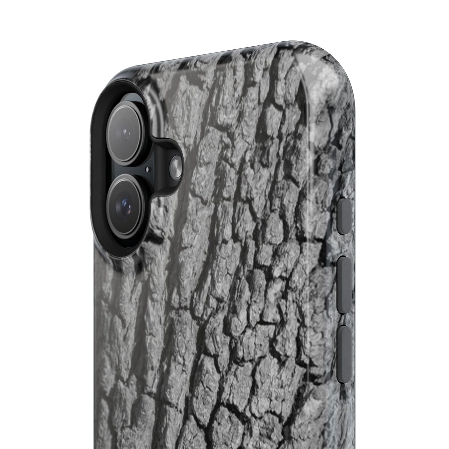 Bark Texture Magnetic Impact Phone Case