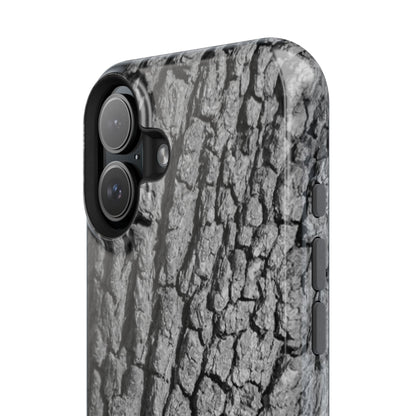 Bark Texture Magnetic Impact Phone Case