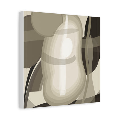 Abstract Neutral Pear Still Life Canvas