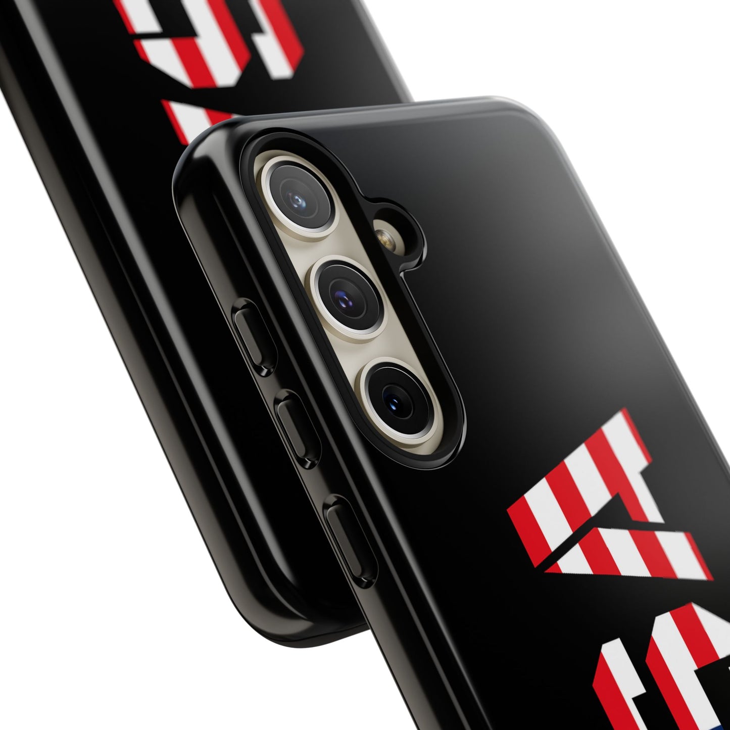 USA Phone Case with American flag design, durable printify tough case protecting smartphone with patriotic patriotic theme.