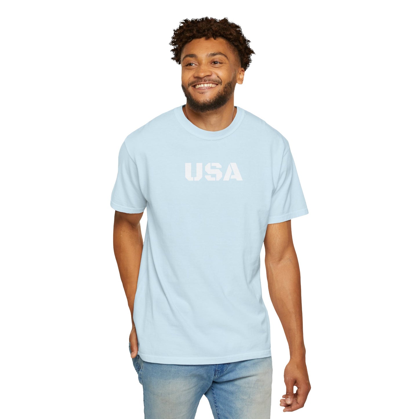 USA Vintage Unisex T-Shirt, Soft Cotton Tee, Casual Wear, Gifts for Her & Him, Summer Essentials, Independence Day Apparel - TRV