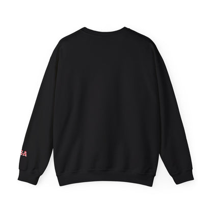 USA Flag Unisex Crewneck Sweatshirt, Cozy Apparel, Casual Wear, Independence Day Gift, Americana Style