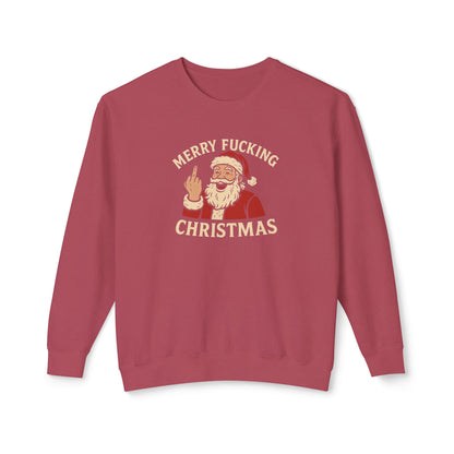 Merry Christmas Sweatshirt, Funny Holiday Crewneck, Unisex Gift, Christmas Apparel, Sarcastic Sweatshirt, Unique Holiday Clothing - TRV