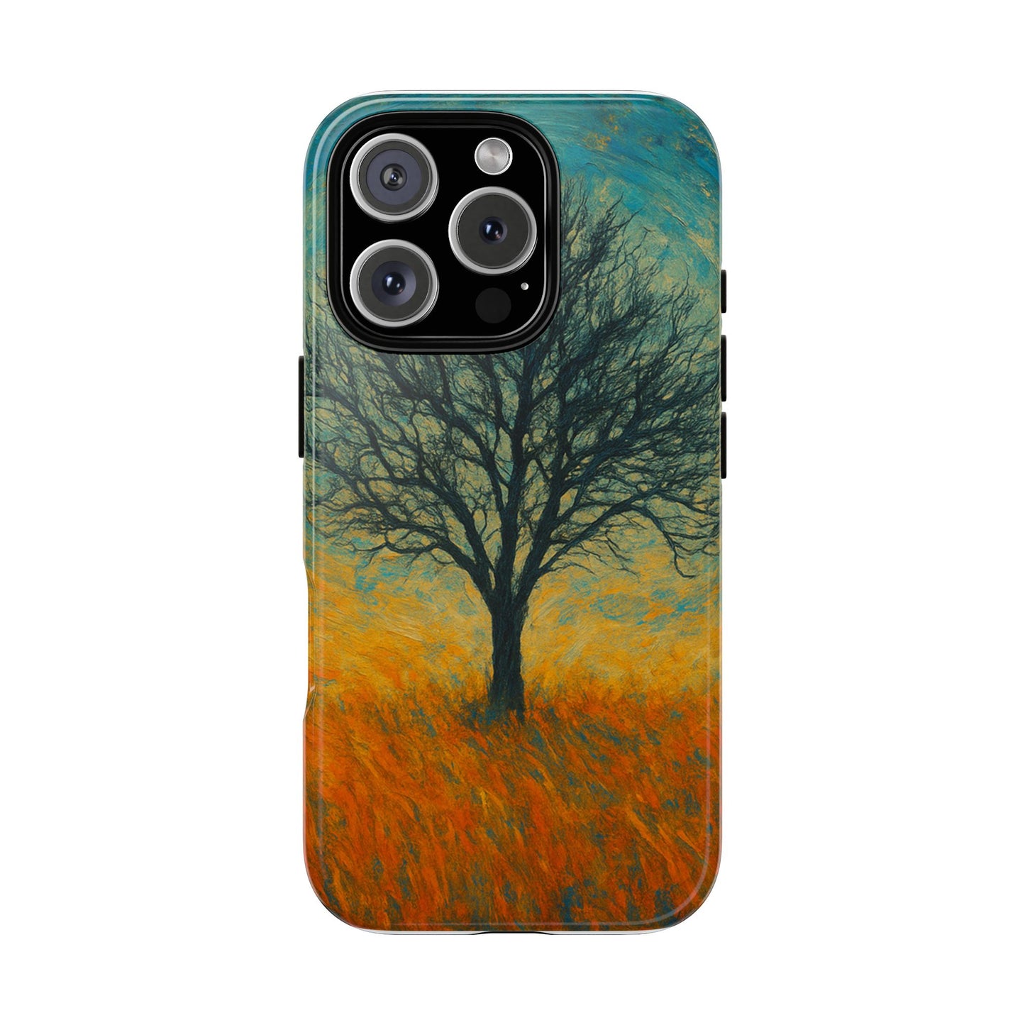 Artistic Phone Case with Tree Design, Nature Lover Gift, Unique Phone Cover, Holiday Present, Eco-friendly Tech Accessories - TRV