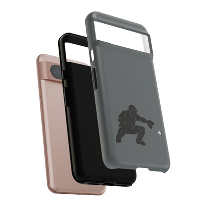 Printify baseball catcher phone case, tough protective cover with catcher glove and ball design for smartphone protection.