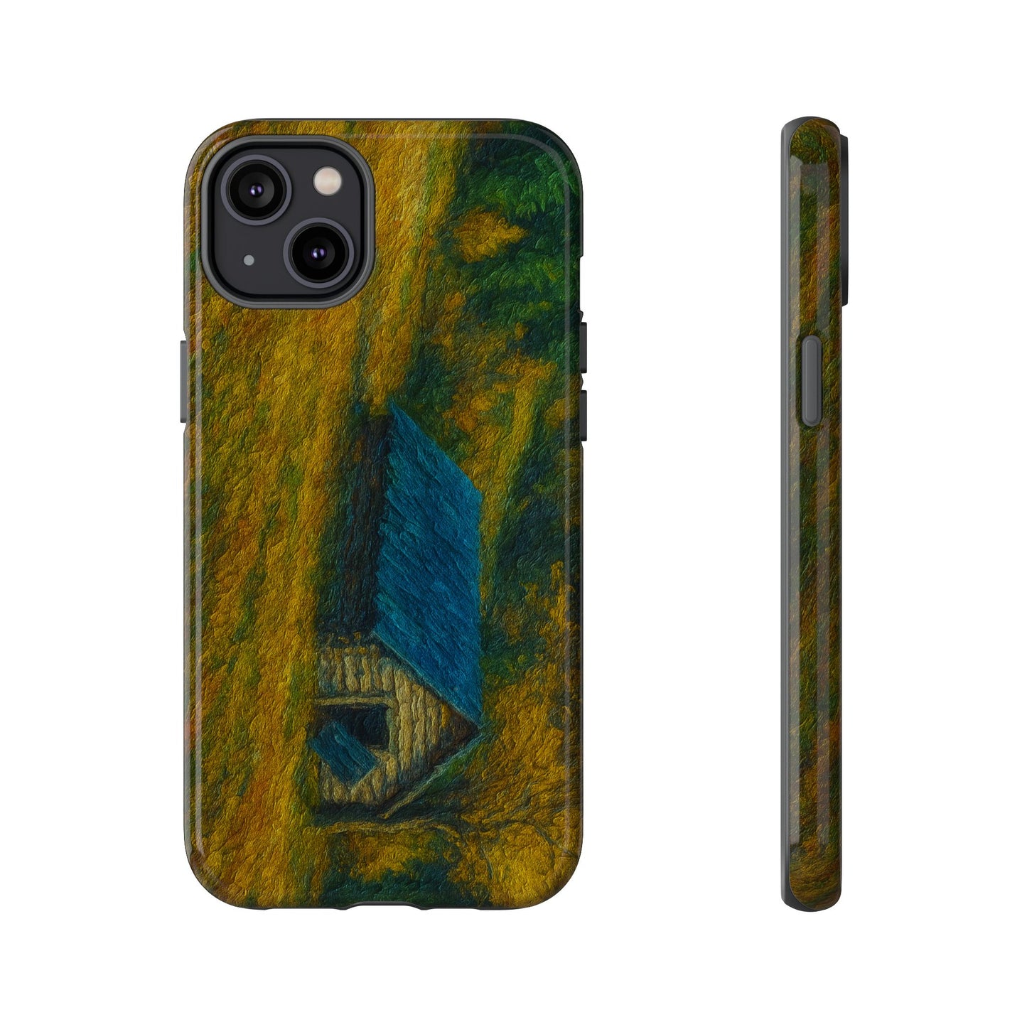 Artistic Phone Case by Tough Cases, Nature-Inspired Phone Protection, Unique Gift for Nature Lovers, Stylish Accessory, Fall Aesthetic - TRV