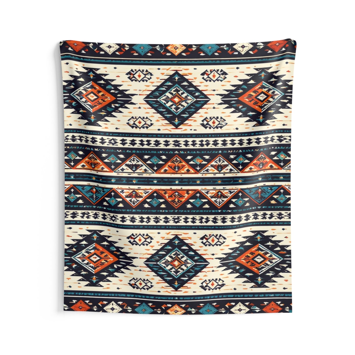 Southwestern Geometric Tapestry — Boho Tribal Wall Hanging