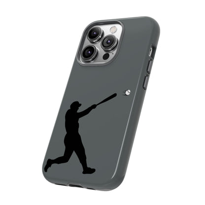 Printify baseball batter phone case, tough protective smartphone cover featuring a baseball player design, ideal for sports fans.