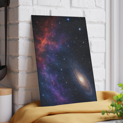 Galaxy Nebula Glass Cutting Board — Space Constellation Kitchen Board