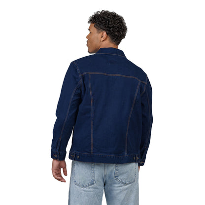 Embroidered Unisex Denim Jacket - Stylish, Casual, Perfect for Summer Outings, Men's & Women's Fashion Statement, Birthday Gift, [...] - TRV
