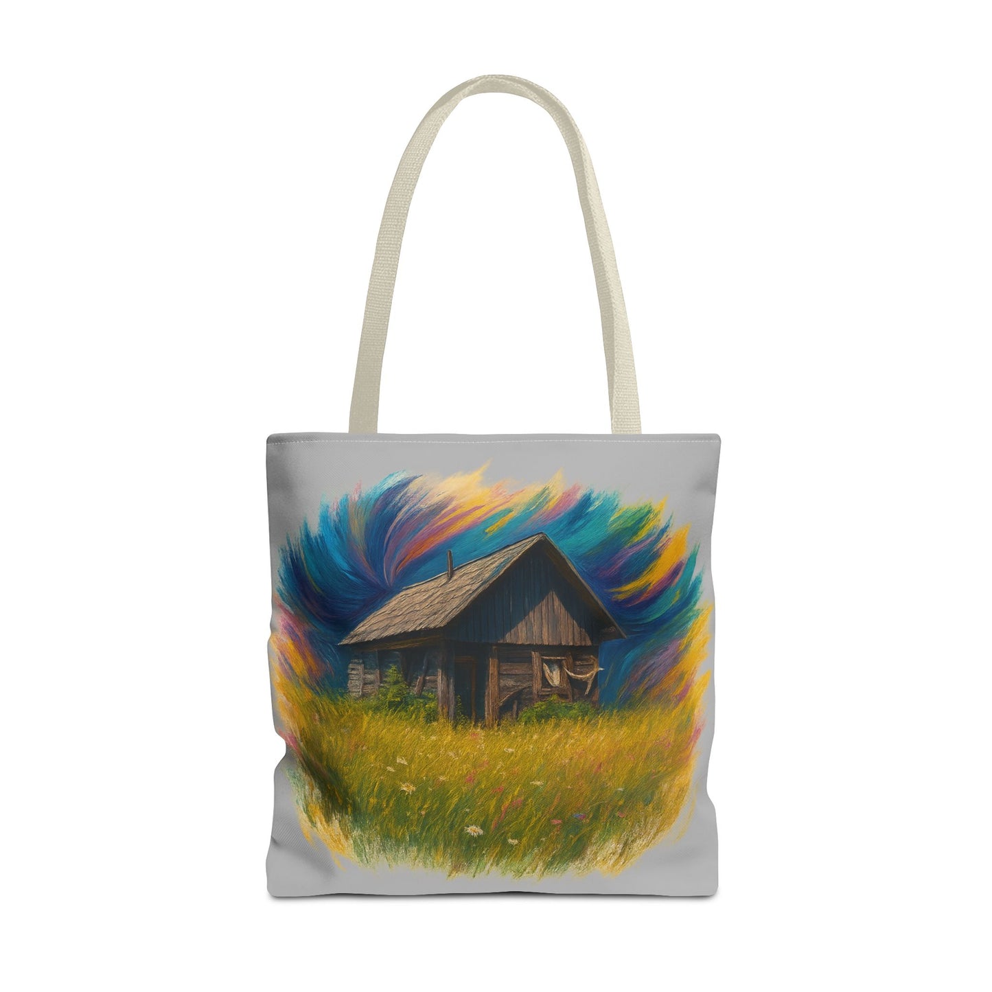 Rustic Charm Tote Bag | Boho Bag | Eco-Friendly Custom Design | Nature Lover Gift | Canvas Purse | Casual Carryall - TRV