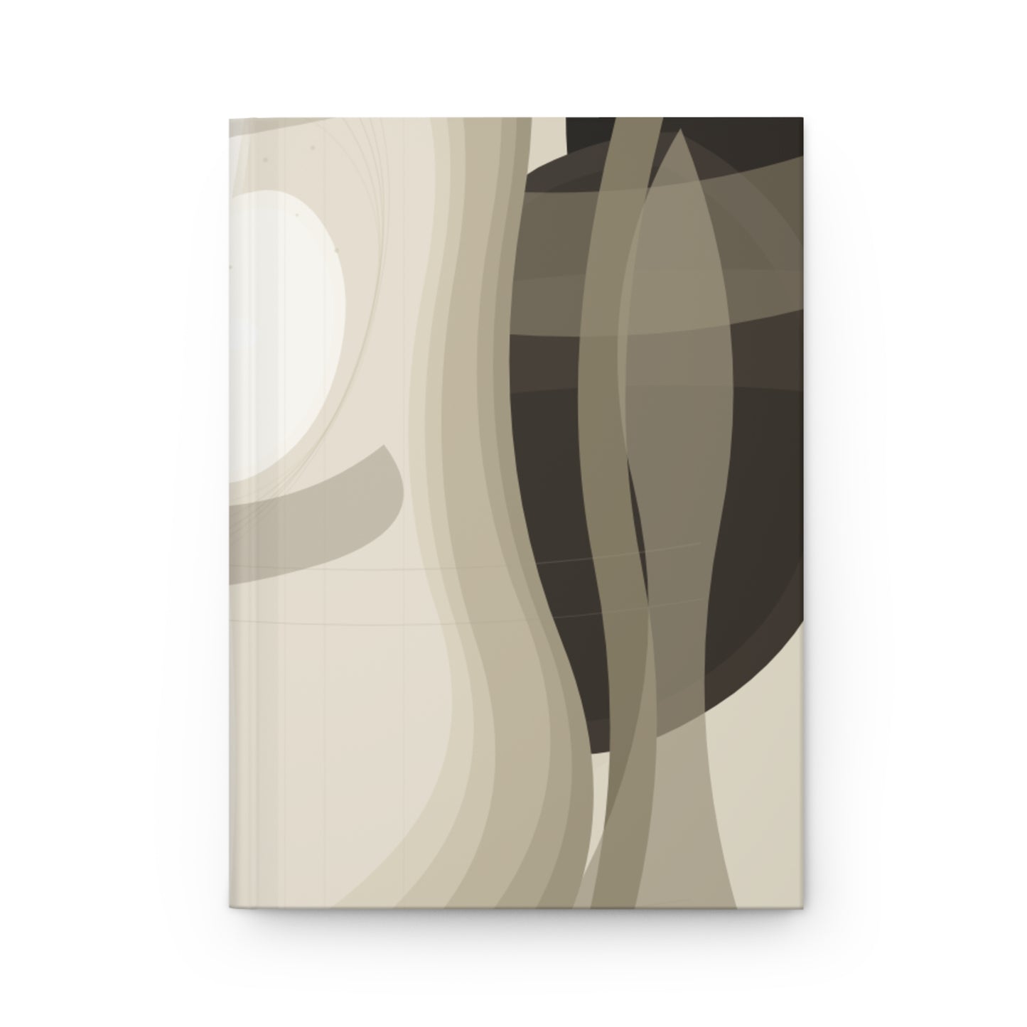 Neutral Abstract Shapes Journal | Hardcover Journal