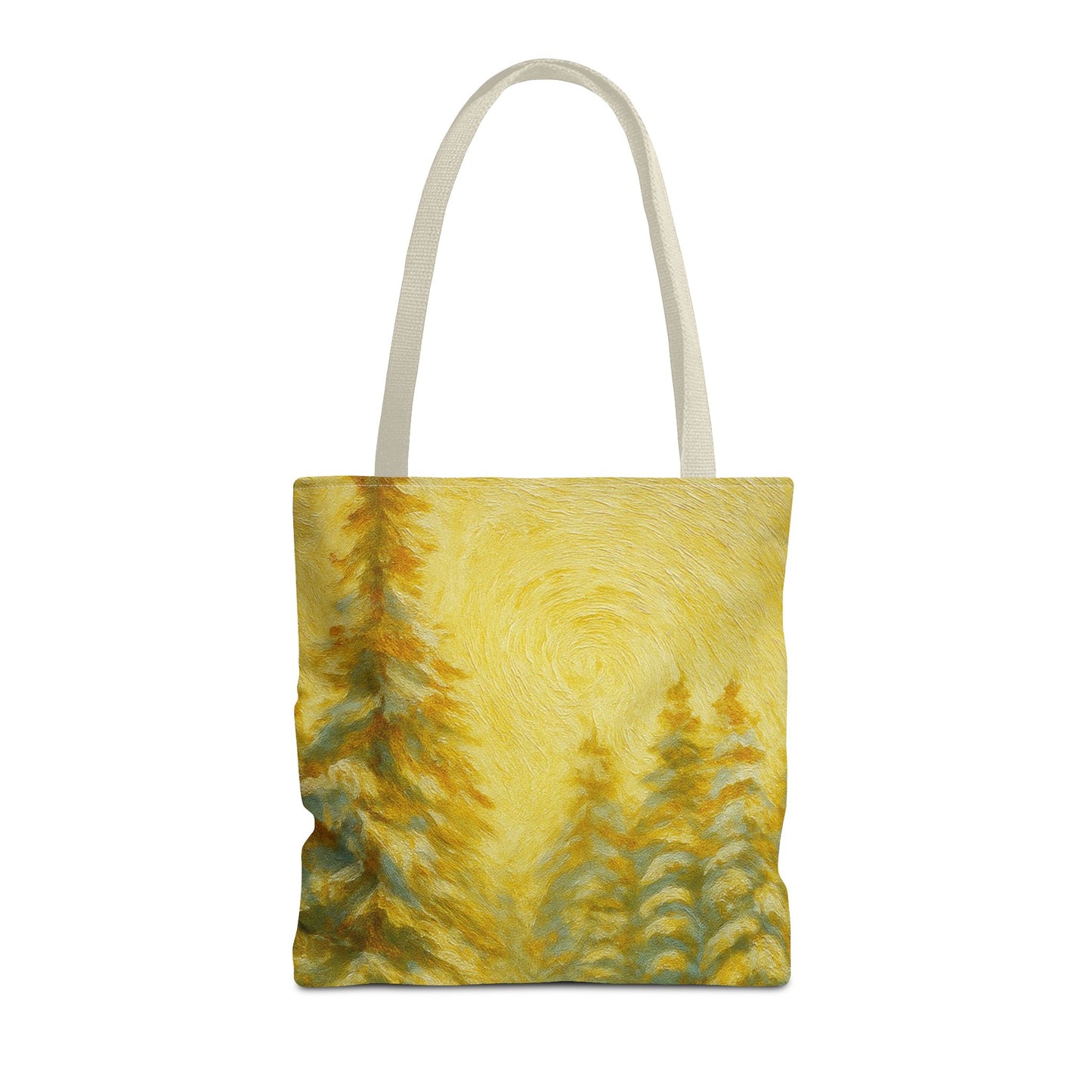Eco-friendly canvas tote bag with artistic abstract design, perfect for beach or everyday use, by Printify.