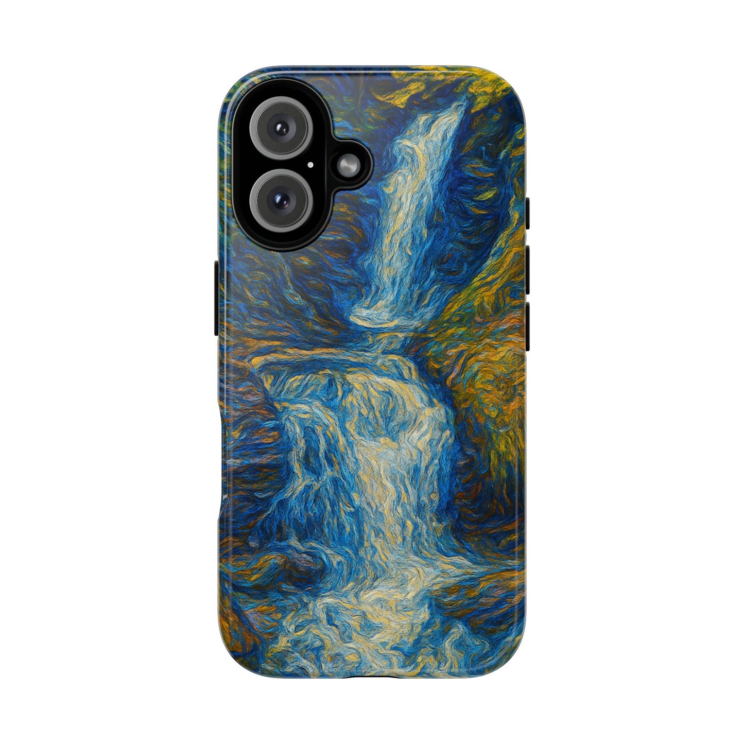 Artistic Phone Case - Waterfall Design, Unique Gift, Phone Accessory, Nature Lover, Original Artwork - TRV