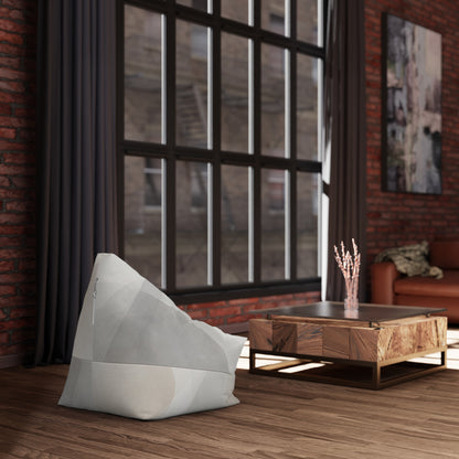Neutral Geometric Pattern Bean Bag