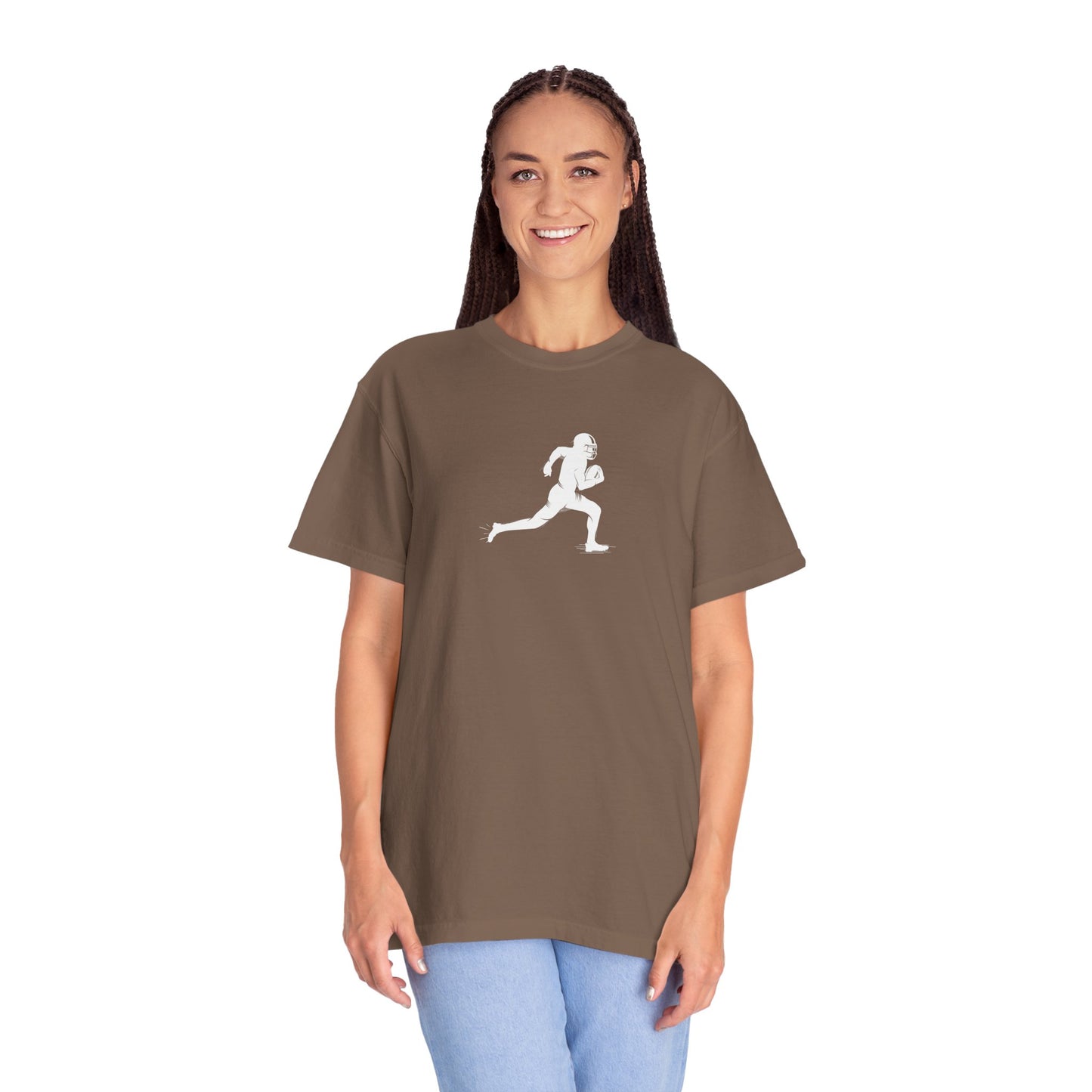 Unisex Football Player T-Shirt | Comfortable Sports Tee, Gift for Runners, Casual Wear, Workout Clothing, Everyday Style - TRV
