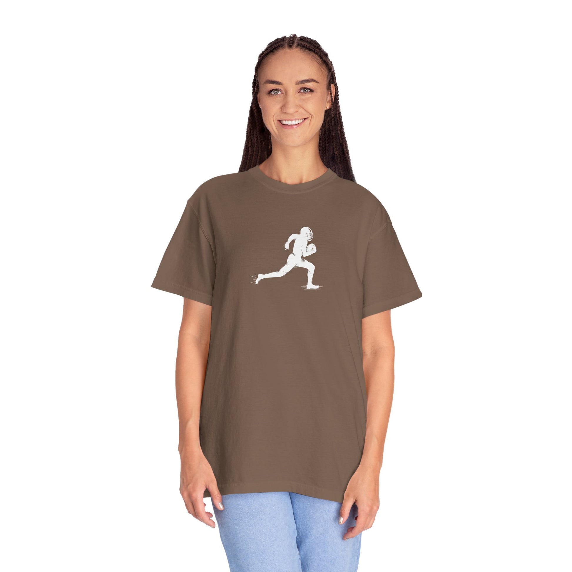 Unisex Football Player T-Shirt | Comfortable Sports Tee, Gift for Runners, Casual Wear, Workout Clothing, Everyday Style - TRV