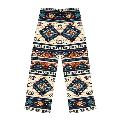 Southwestern Aztec Print Pajama Pants | All-Over Print Lounge Pants