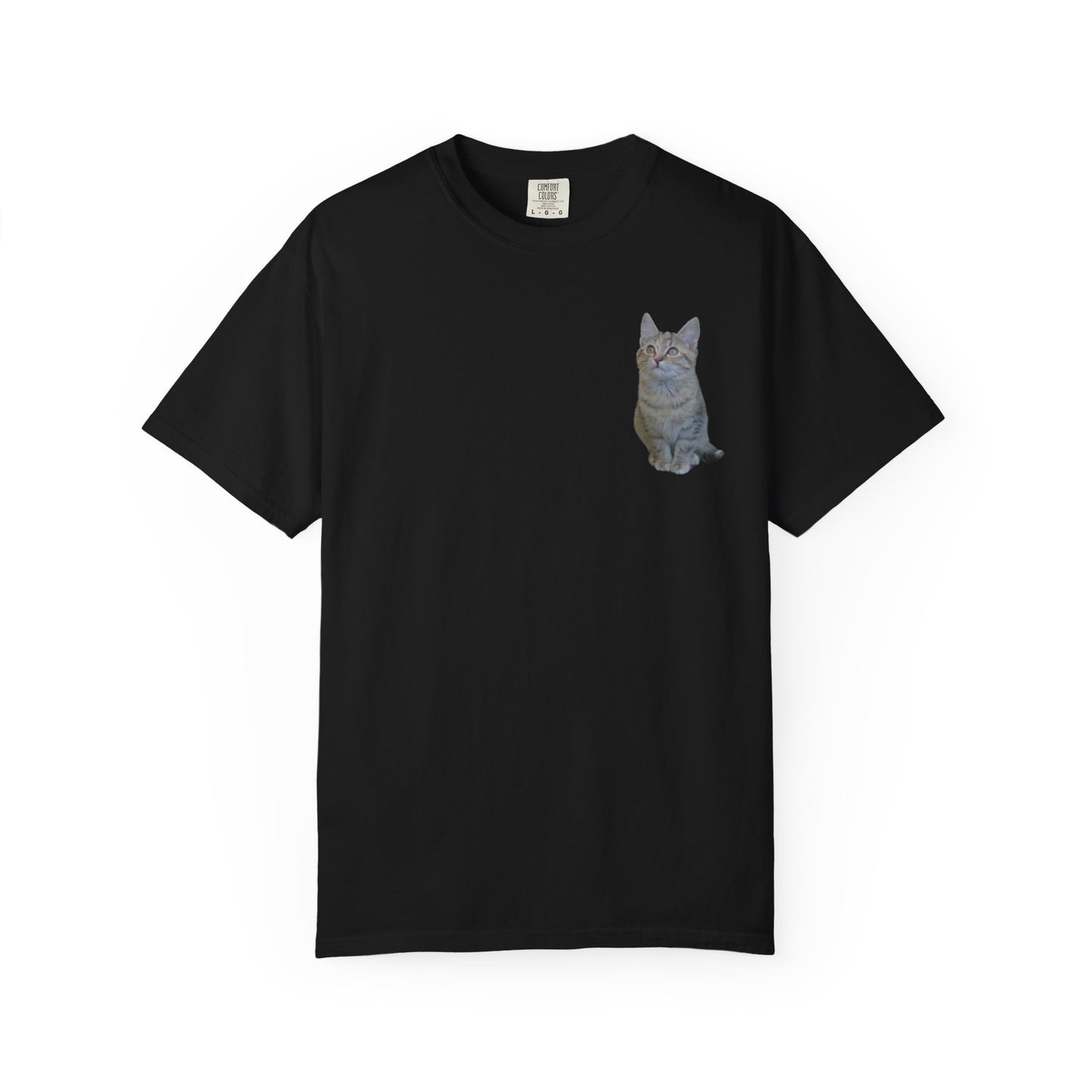 Whimsical Cat Pocket T-Shirt for Cat Lovers - TRV