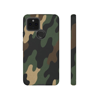 Camouflage Phone Case, Tough Phone Cover, Military Style Accessory, Protective Case for Men, Gifts for Soldiers - TRV