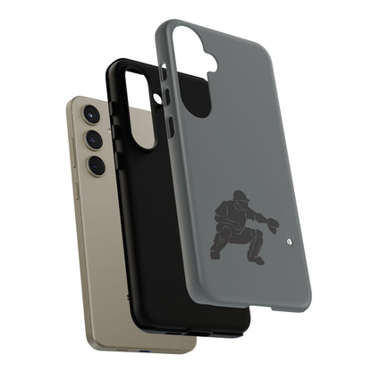 Printify baseball catcher phone case, tough protective cover with detailed catcher design for iPhone or smartphone.